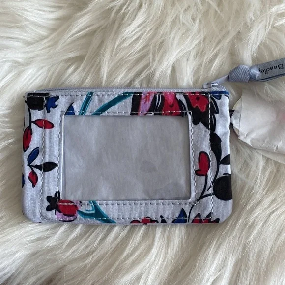 Vera Bradley Zip ID case in vineyard floral - Picture 2 of 3